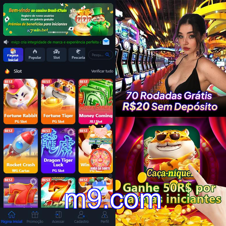 Cadastro no m9: Comece com um Bônus de Boas-vindas!
